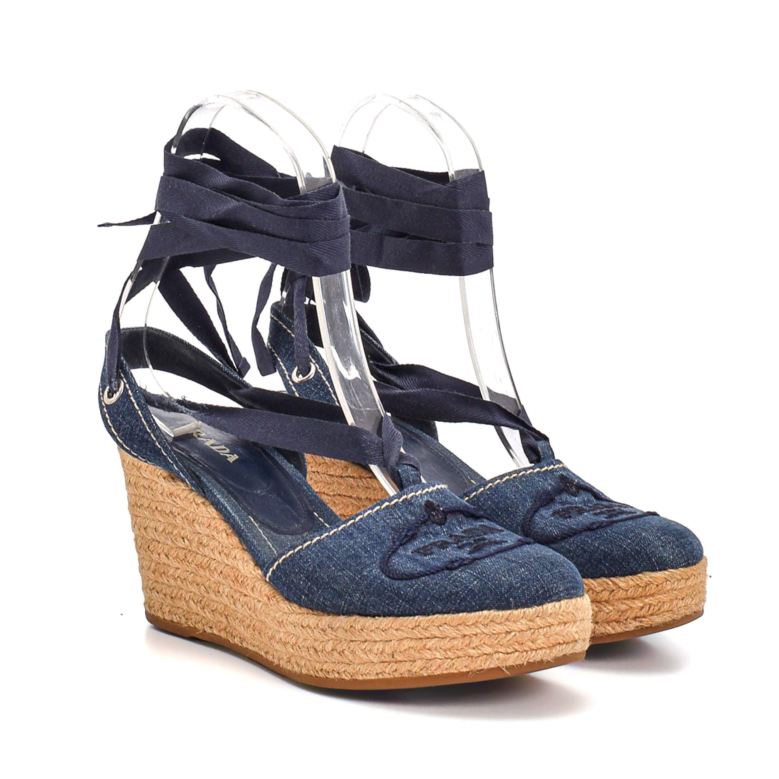 Prada - Prada Denim Sandals